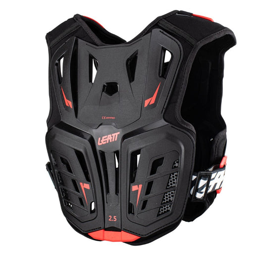 LEATT CHEST PROTECTOR 2.5 BLACK/RED JNR 147-159CM