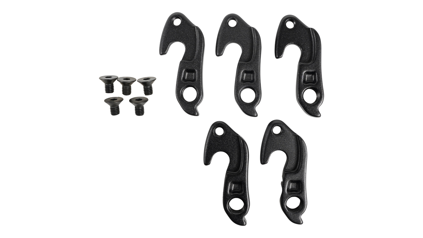 HGR REV. 3 ROAD DERAILLEUR HANGER, LONG VERSION, MAX 28T, W/ BOLT (5 Pack)