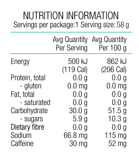 PURE FLUID ENERGY GEL COLA+CAFFEINE 50g