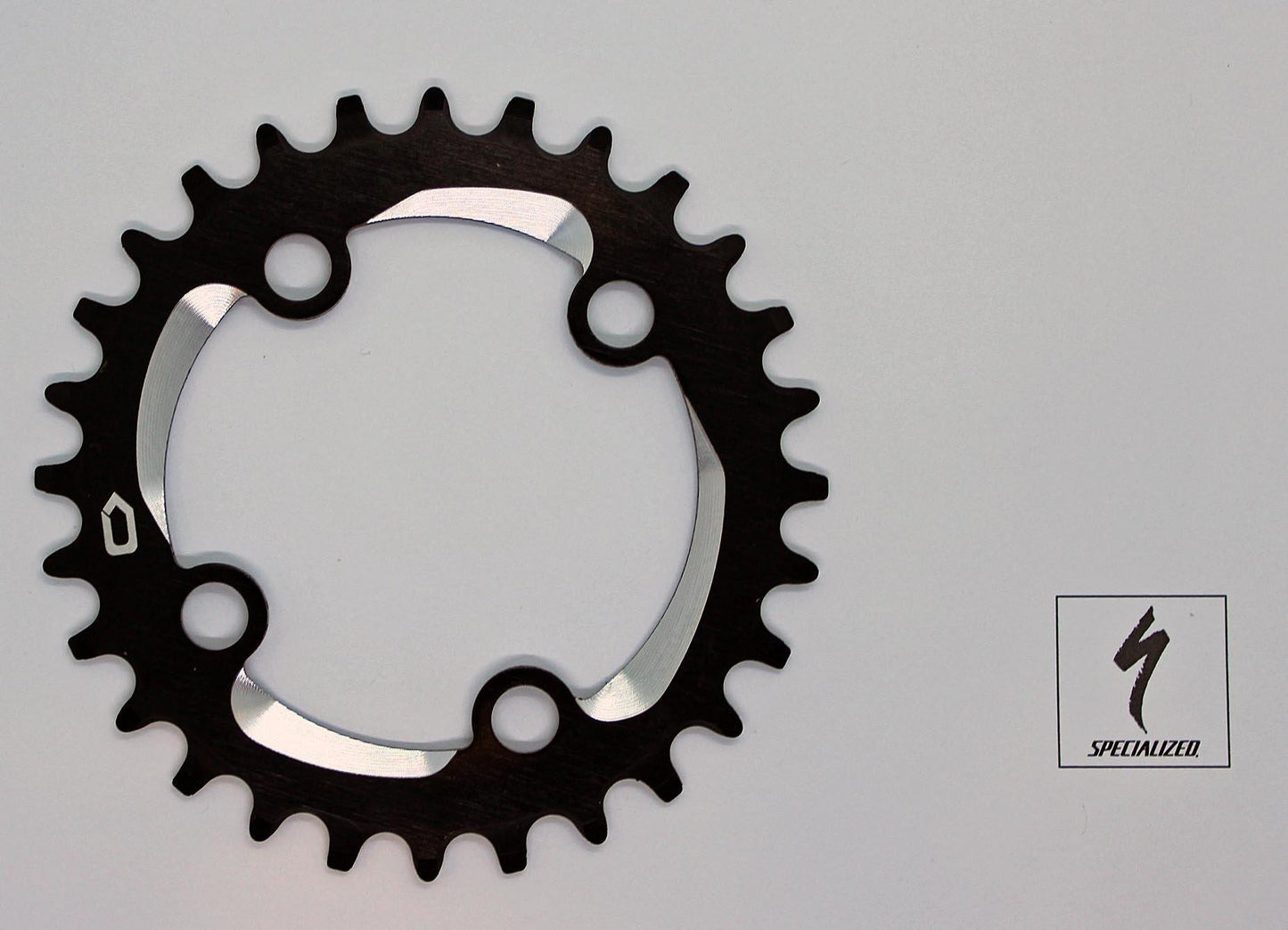 CHR STOUT CRANKS CHAINRNG, 28T, 10/11-SPD, 4-BOLT 76BCD, 1X RING, ALLOY
