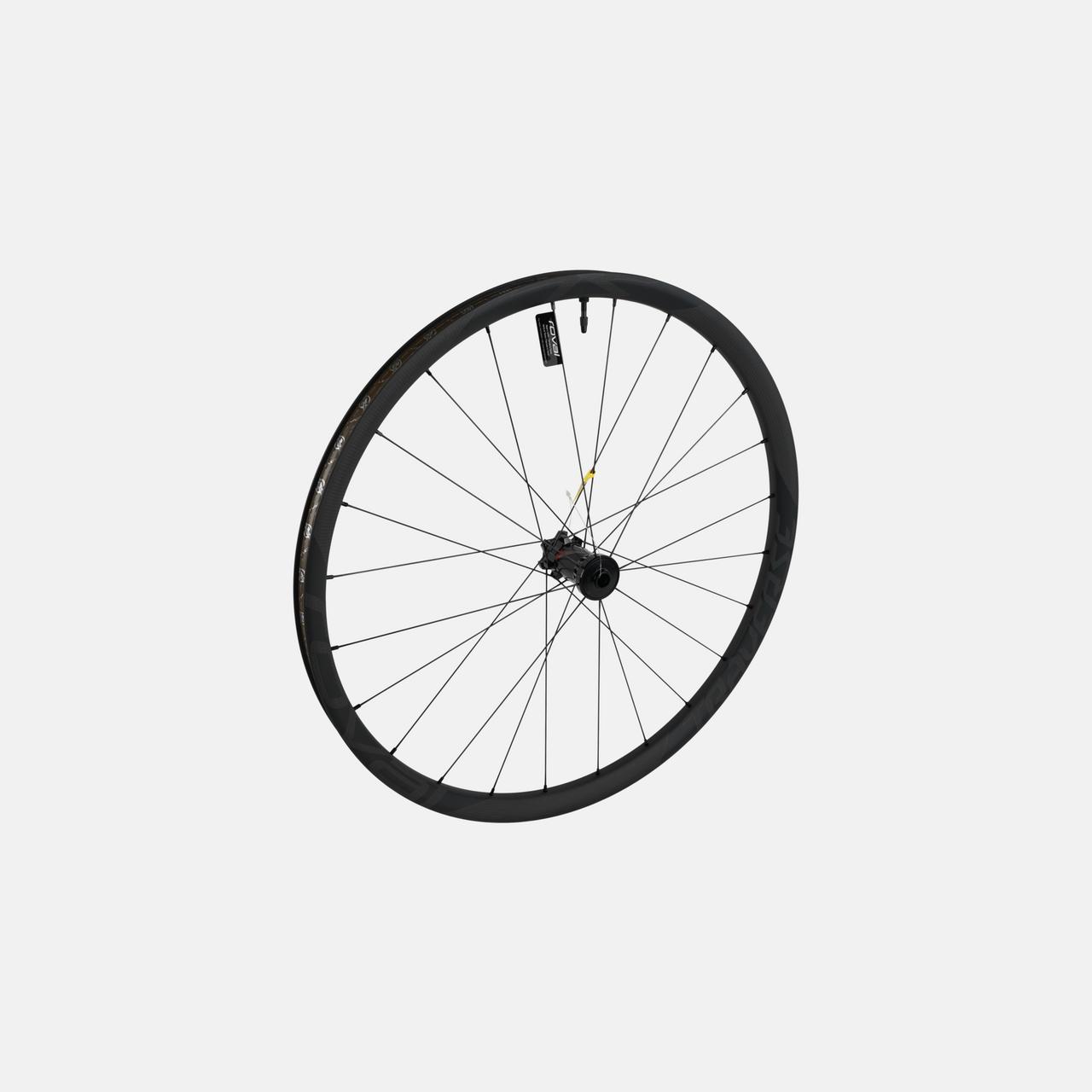 WHL MY16 TRAVERSE SL, 27.5, FRONT, CARBON, TA, 15X110MM, DISC, 6-BOLT, 24H (LFM07-110) - SATIN CARBON W/ BLACK DCL