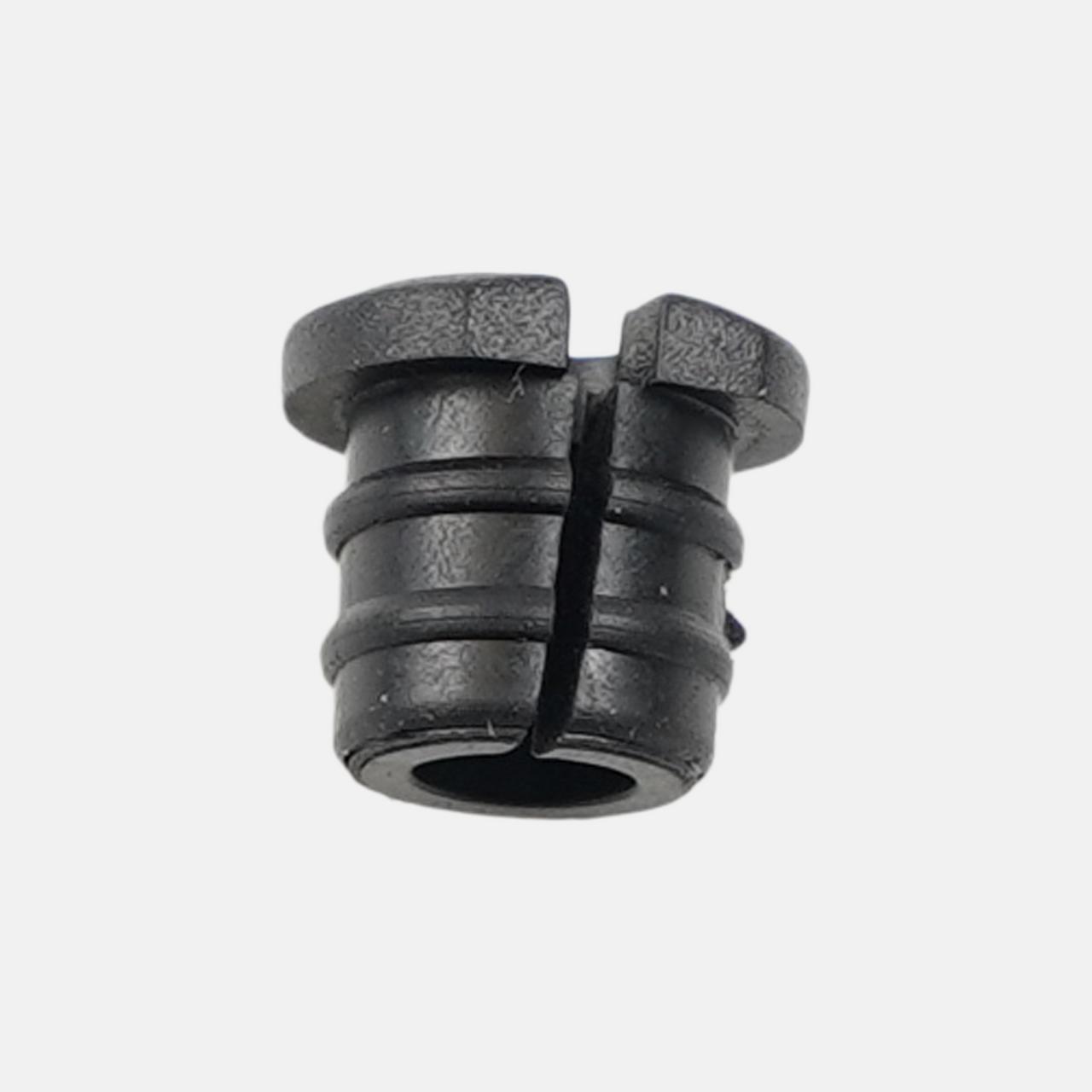 CBG GROMMET, CHAINSATY EXIT PORT, SPLIT RUBBER GROMMET FOR 4MM SHIFT HOUSING - FLAT TOP, 7MM OD X 4MM ID