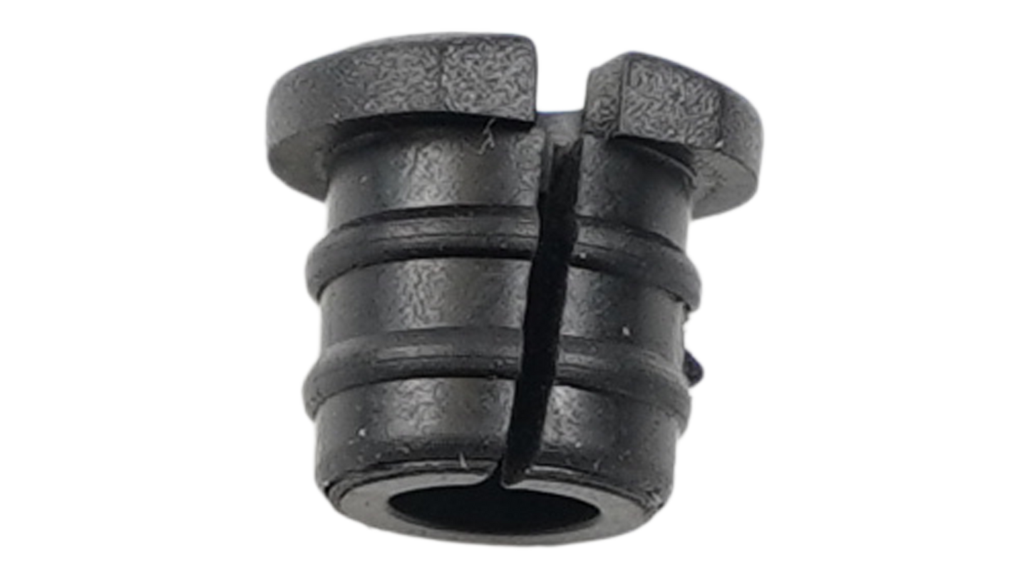 CBG GROMMET, CHAINSATY EXIT PORT, SPLIT RUBBER GROMMET FOR 4MM SHIFT HOUSING - FLAT TOP, 7MM OD X 4MM ID