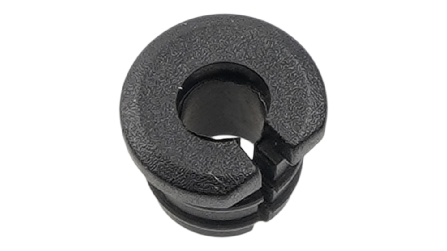 CBG GROMMET, CHAINSATY EXIT PORT, SPLIT RUBBER GROMMET FOR 4MM SHIFT HOUSING - FLAT TOP, 7MM OD X 4MM ID