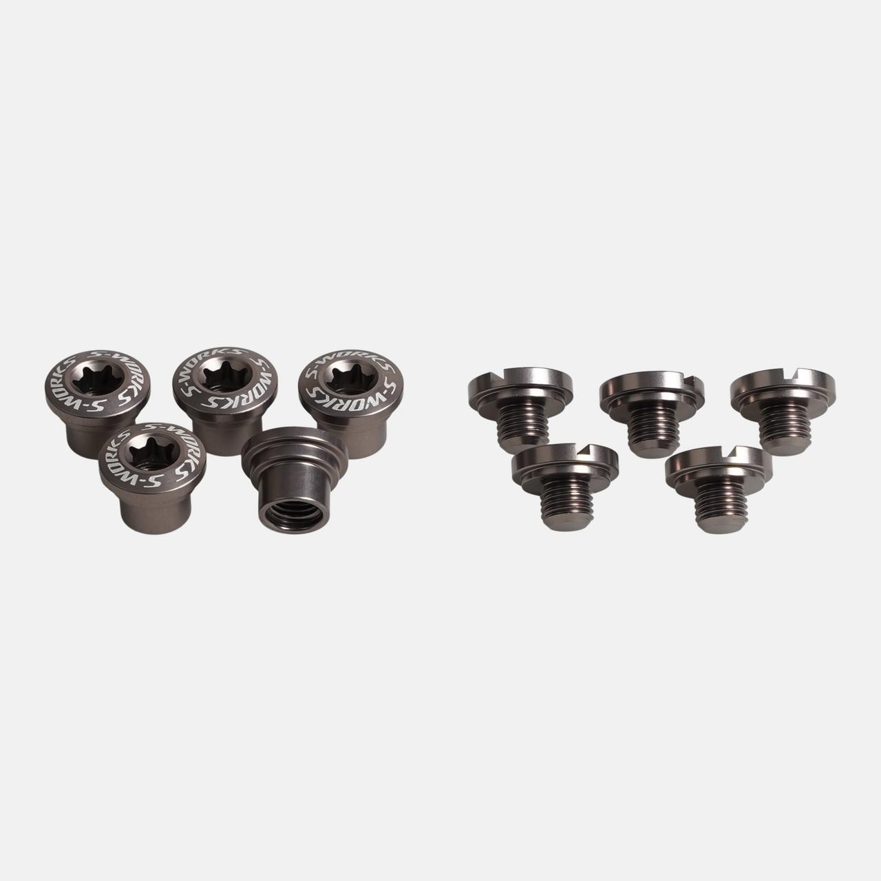 CRK SUB, S-WORKS CARBON CRANK (ROAD), CHAINRING BOLTS & NUTS FOR CARBON SPIDER (5 PCS)