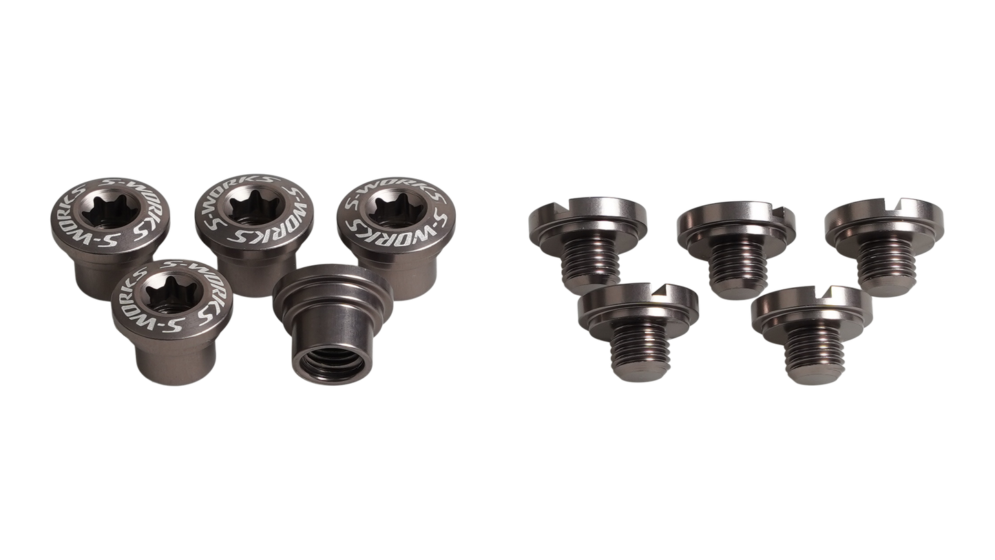 CRK SUB, S-WORKS CARBON CRANK (ROAD), CHAINRING BOLTS & NUTS FOR CARBON SPIDER (5 PCS)