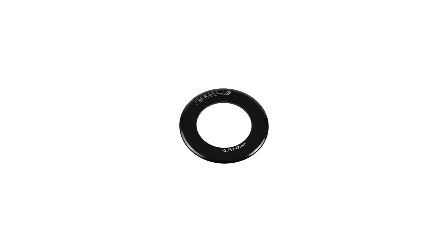 HDS SUB, 47MM DIAMETER 'HELLA FLUSH' TOP COVER, ALLOY, BLACK (H2037)
