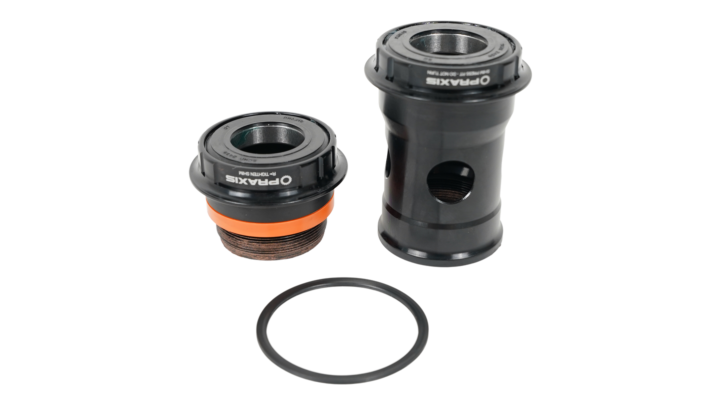 BBR PRAXIS, CONVERSION BB, BB30 FRAME TO SHIMANO 24MM SPINDLE CRANK, FOR 68MM SHELL (68-2001R)