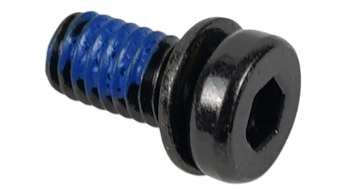 BLT MY18-20 EPIC, ALLOY FRAME, SKID PLATE MOUNTING BOLT, 4MM HEX HEAD, M6X1.0PX12MM, ALLOY, BLACK