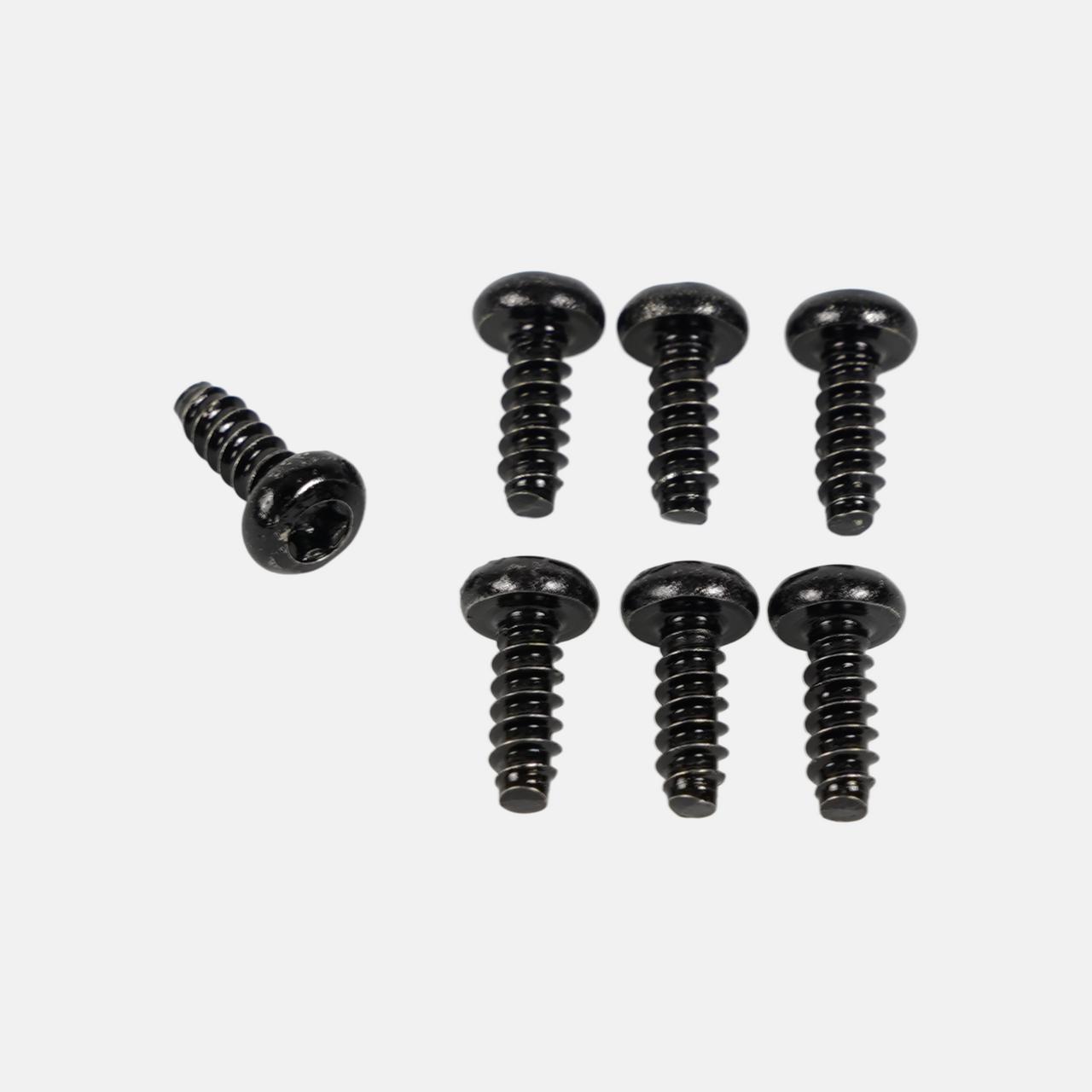 BLT VADO/COMO (GEN.1), BATTERY DESIGN COVER BOLT KIT, T10 TORX HEAD, STEEL, BLACK (7 PCS)