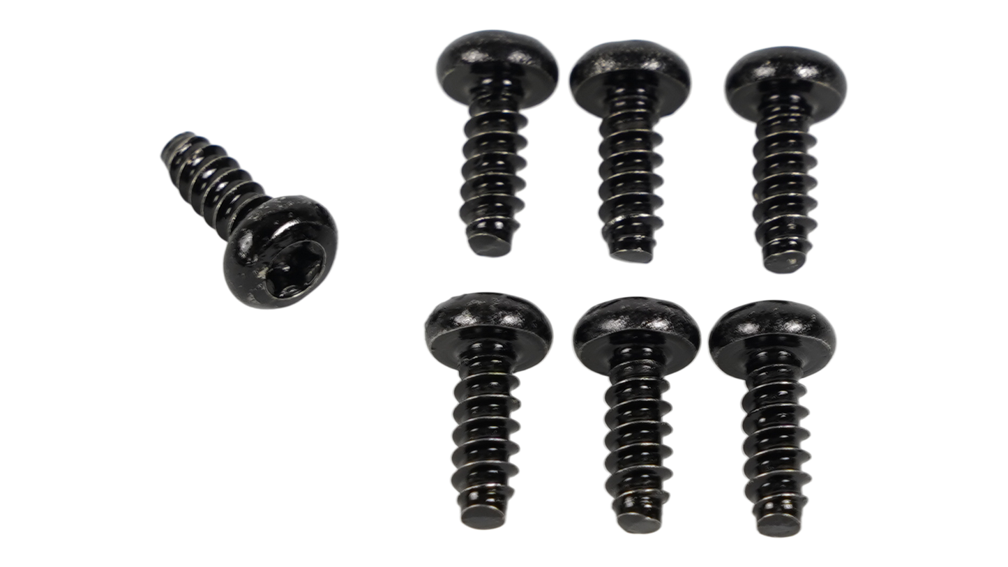 BLT VADO/COMO (GEN.1), BATTERY DESIGN COVER BOLT KIT, T10 TORX HEAD, STEEL, BLACK (7 PCS)