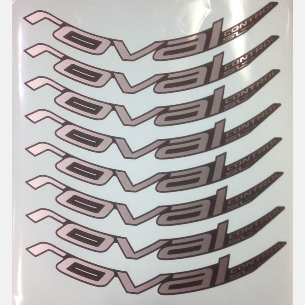 DCL MY18 ROVAL CONTROL SL 29, 8 DECALS FOR ONE WHEELSET - WHITE