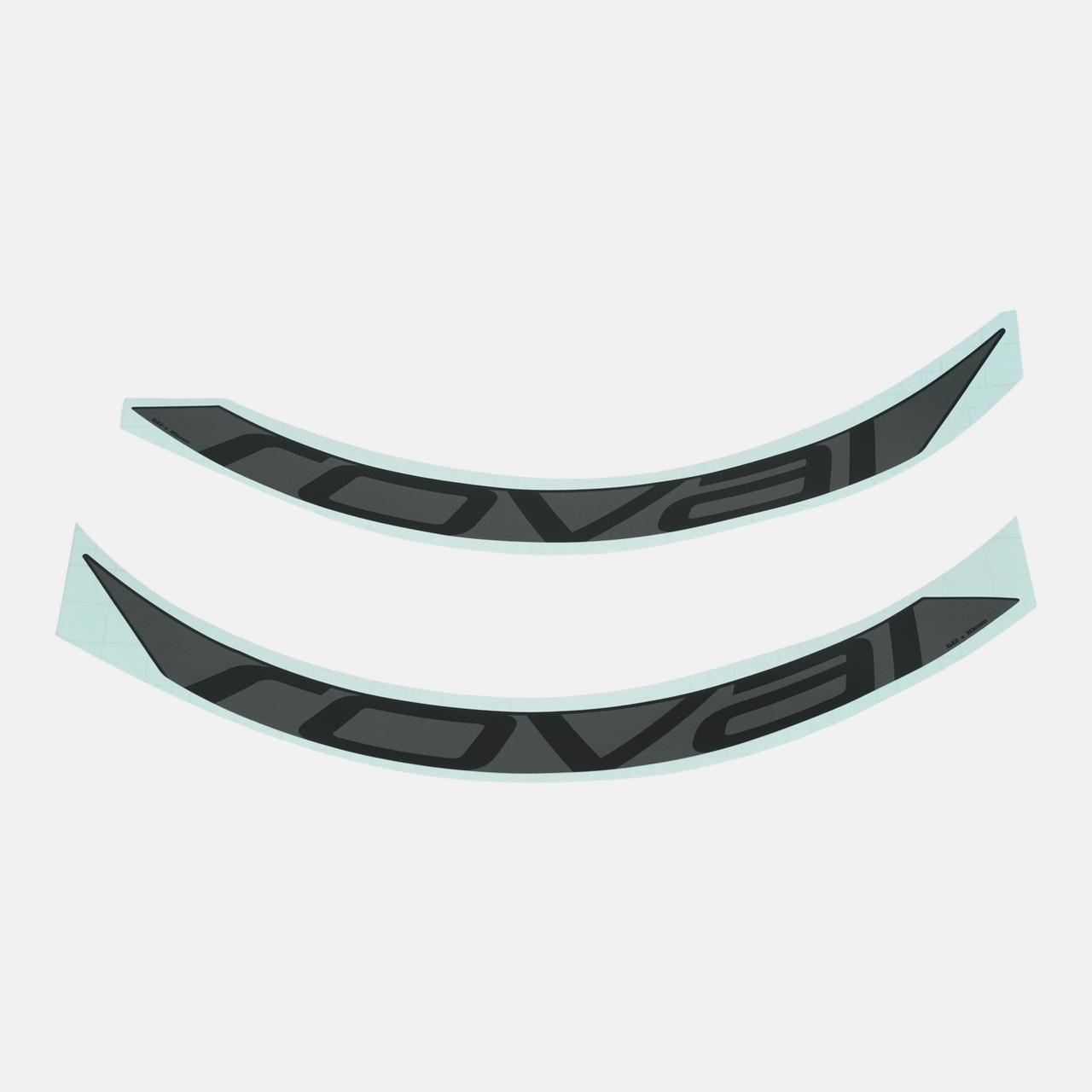 DCL MY18 ROVAL TRAVERSE CARBON 29, 2 DECALS FOR ONE WHEEL - BLACK