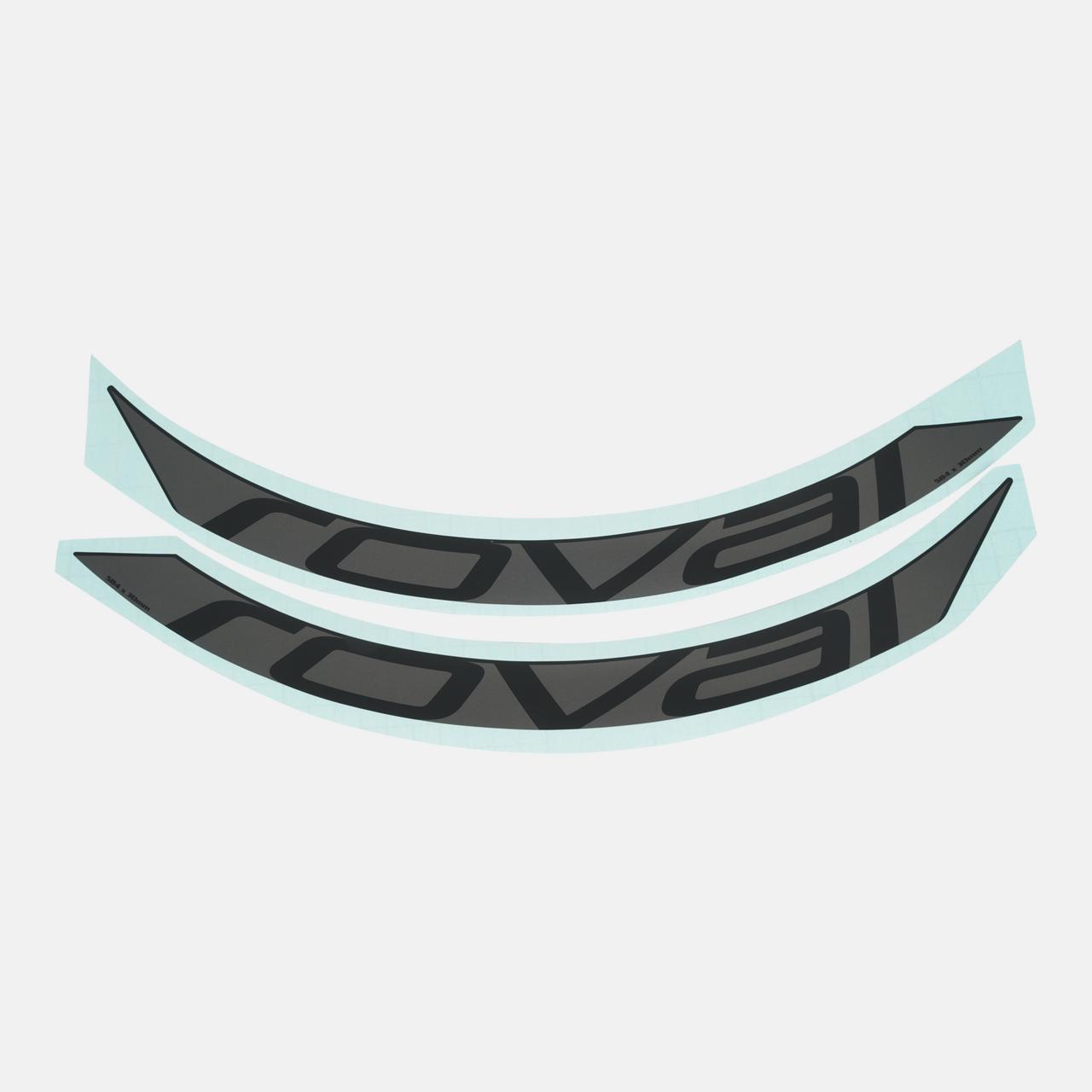 DCL MY18 ROVAL TRAVERSE CARBON 650B, 2 DECALS FOR ONE WHEEL, BLACK