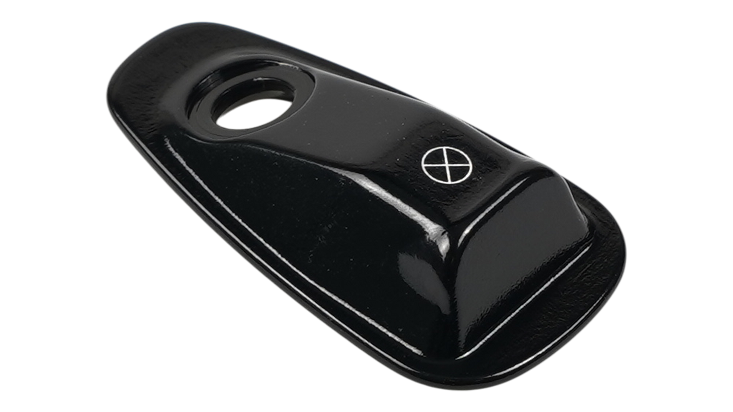 CBG HOOD SCOOP, ICR ENTRY PORT, BLANK ALLOY COVER FOR UNUSED PORT (CB6-164 BLANK)