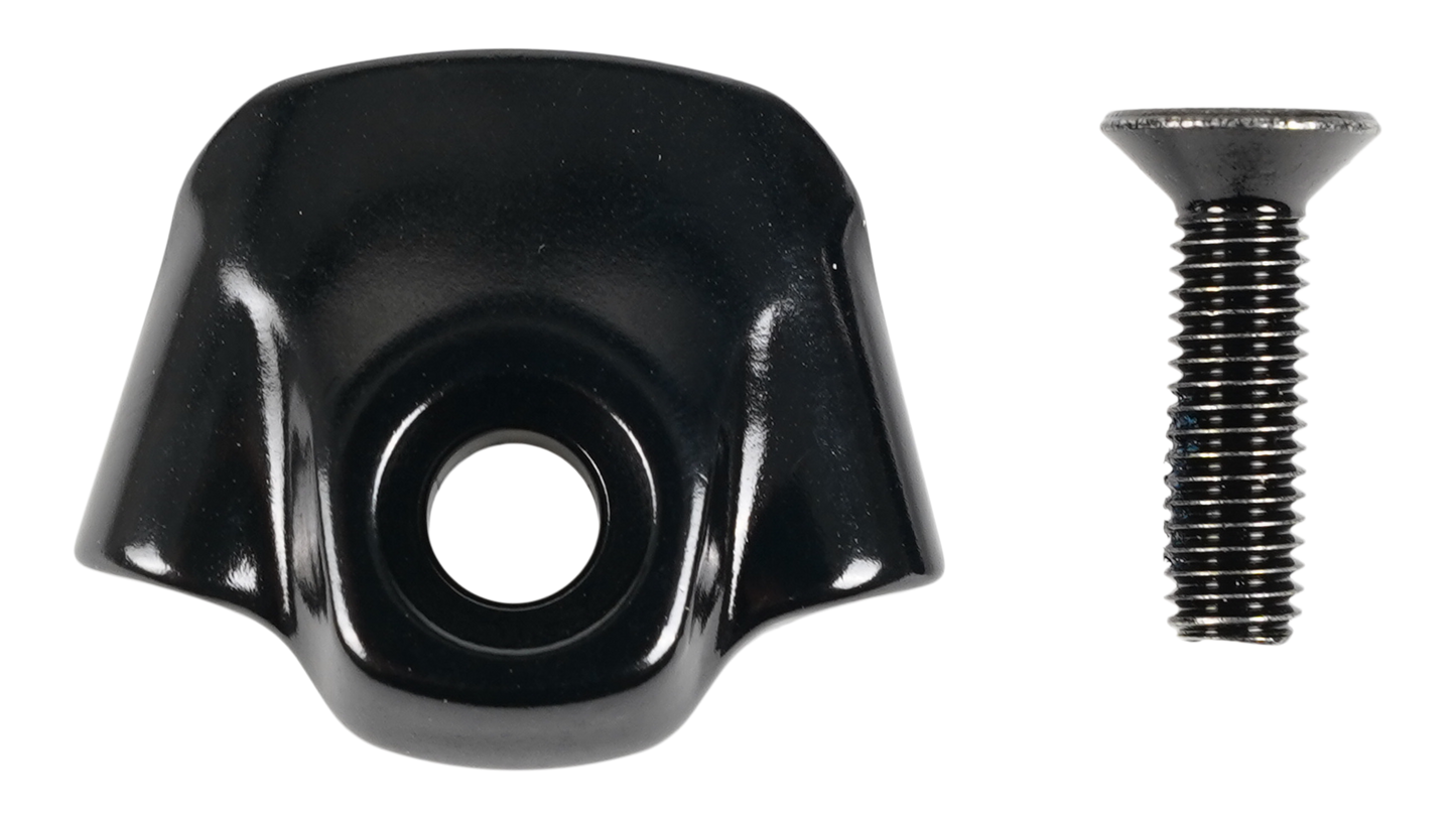 CBG HOOD SCOOP, MY18-20 EPIC, ALLOY FRAME, DOWNTUBE EXIT PORT COVER, 4MM SHIFT / 5MM BRAKE, W/ BOLT