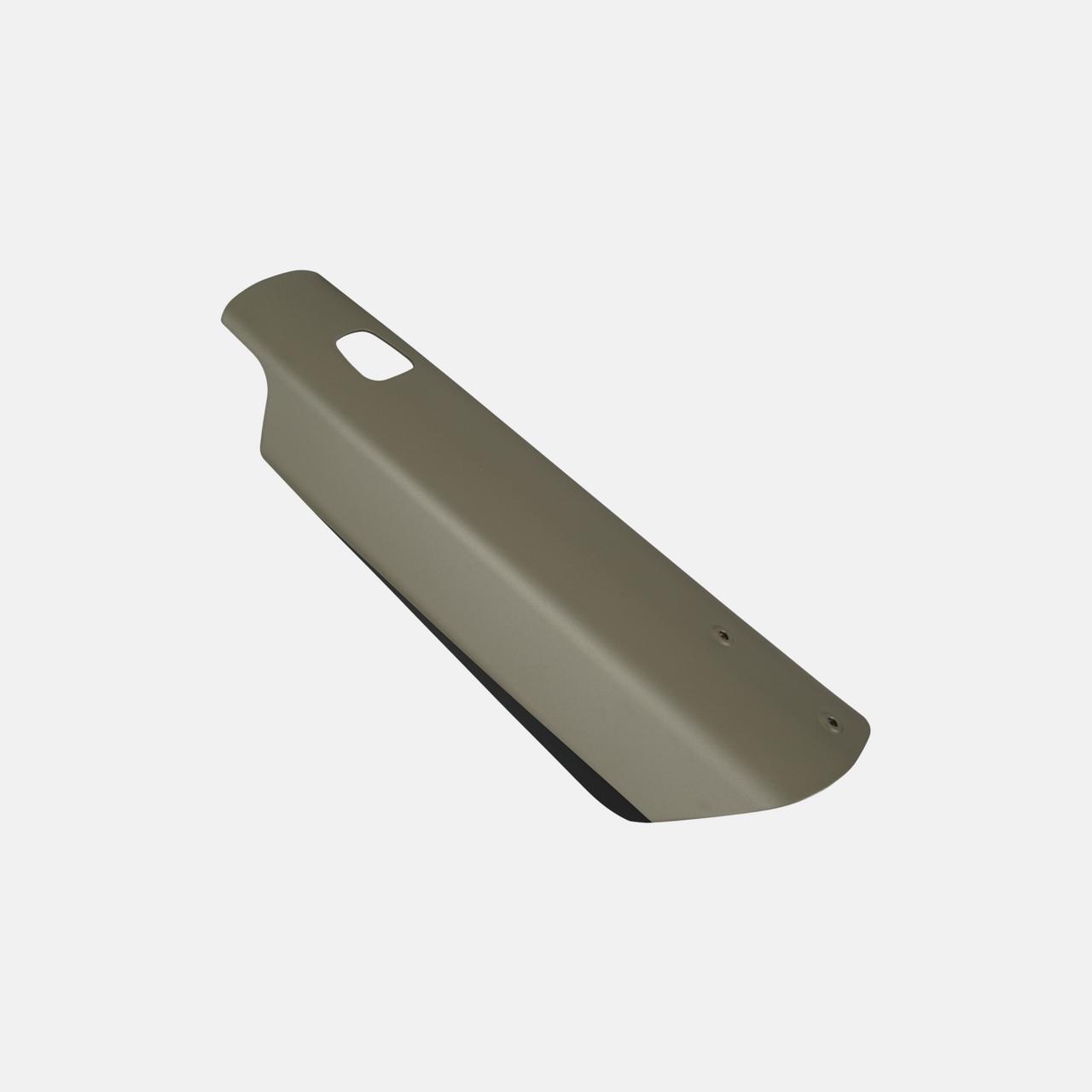 ELE COVER, VADO/COMO (GEN.1), BATTERY COVER - SATIN PLATINUM / SATIN BLACK DECAL