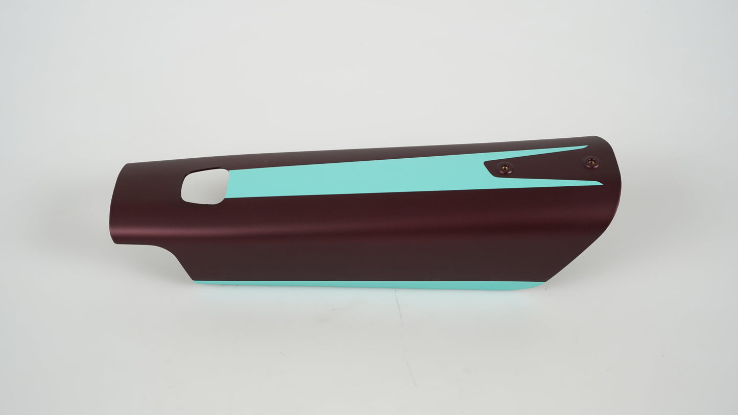 ELE COVER, VADO/COMO (GEN.1), BATTERY COVER - SATIN MAROON / SATIN LIGHT TURQUOISE DECAL