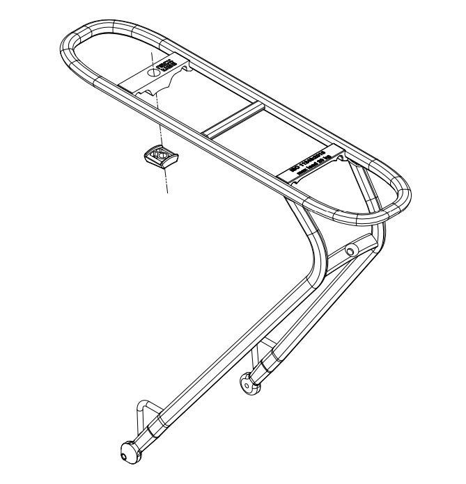 CRR MY19 VADO/COMO (GEN.1), REAR RACK (V2), CLOSED PLATFORM, W/ FRONT SPACER