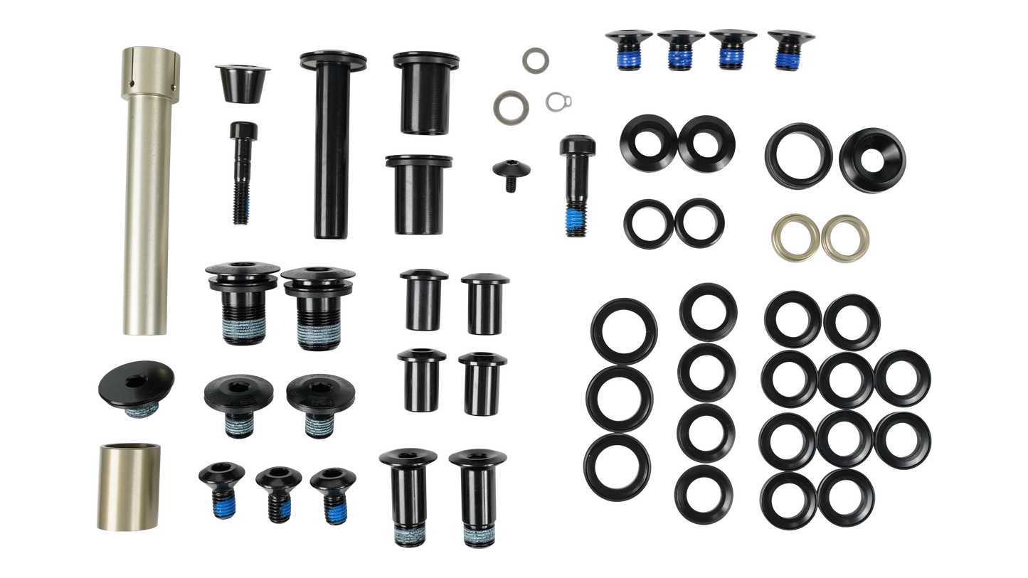 BLT KIT, MY20 ENDURO CARBON, SUSPENSION PIVOT BOLT KIT (W/ PIVOT SPACERS)