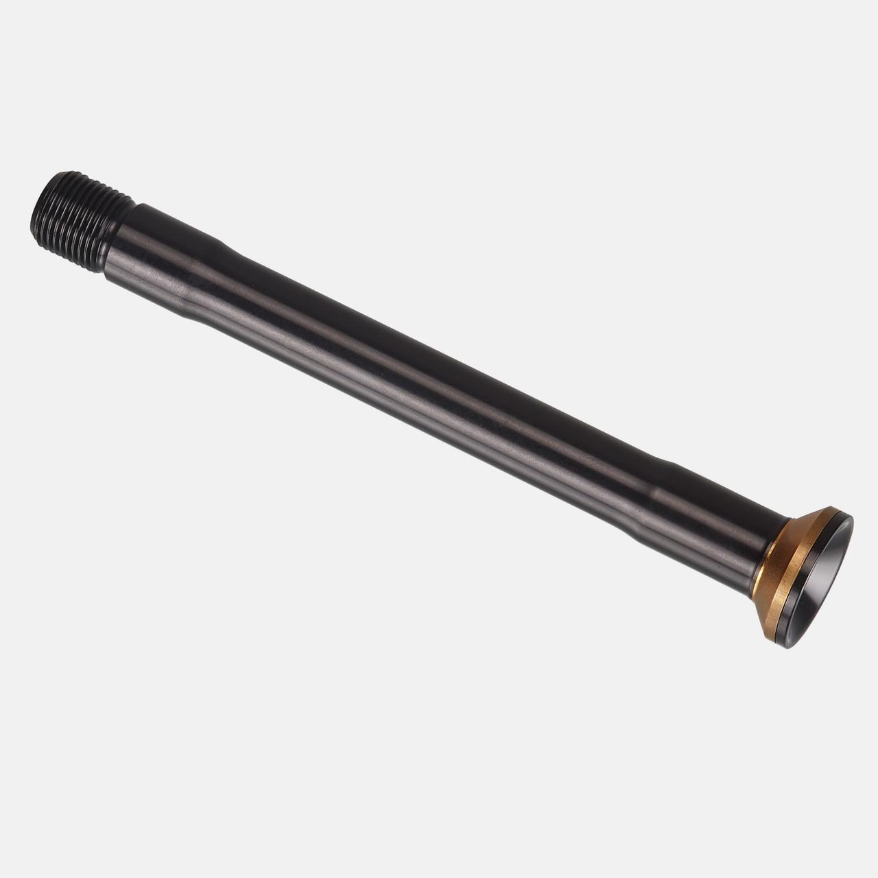 AXL FRONT, ROAD SL THRU-AXLE, 12X100MM, BOLT-ON, 6MM HEX, M12X1.0PX121MM, ALLOY, BLACK