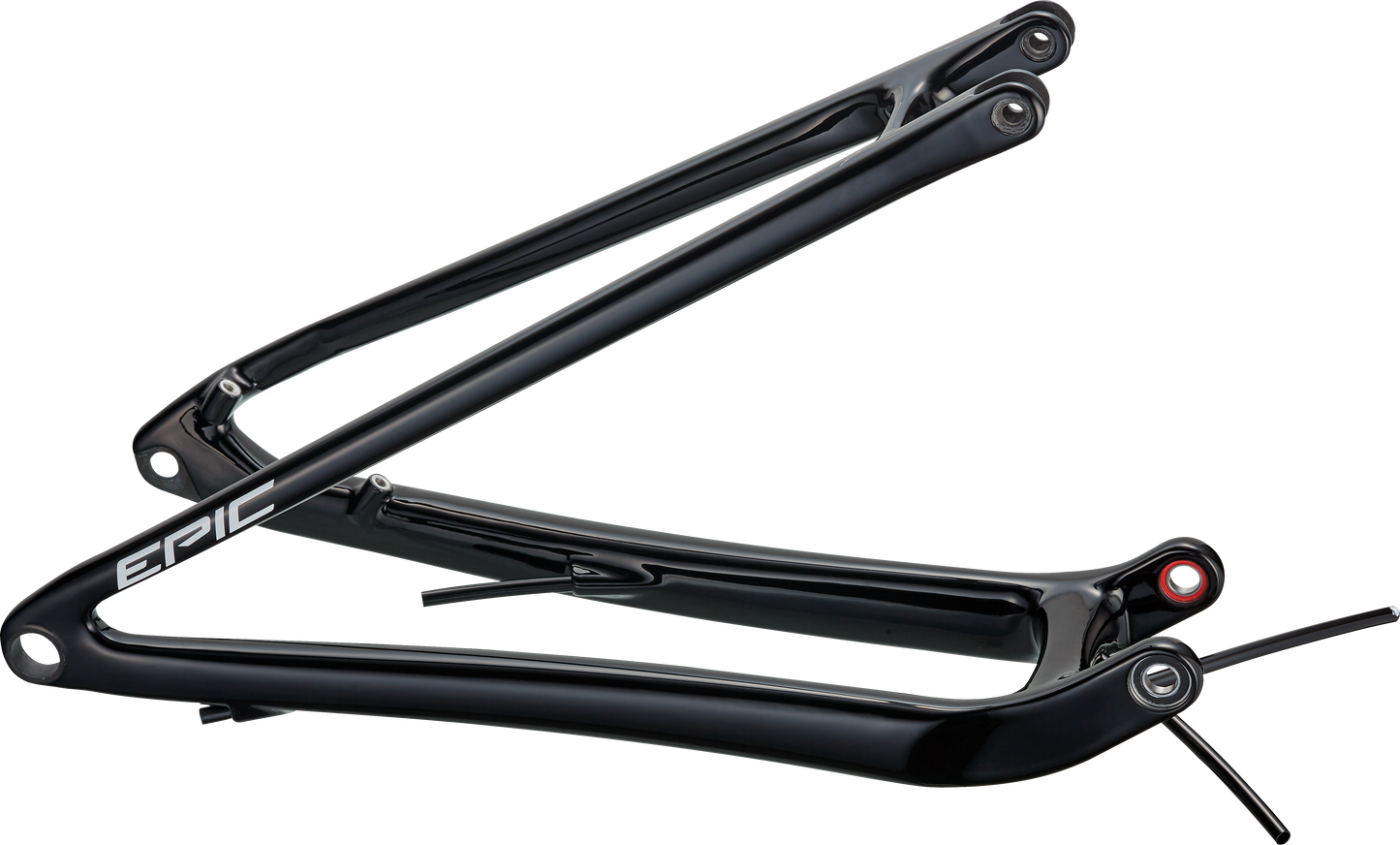 CHS MY21 EPIC EVO, REAR STAY ASSEMBLY, 29, CARBON, 12X148MM - CARBON / GLOSS BLACK / WHITE