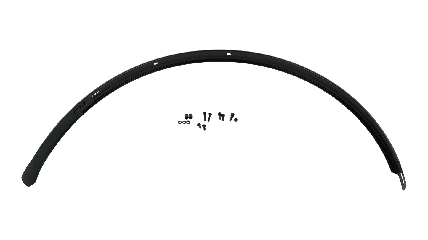FND MY21 VADO SL, REAR FENDER, 700C, ALLOY, 40MM WIDTH, W/ HOLES FOR LEZYNE STVZO FENDER LIGHT, W/ HARDWARE