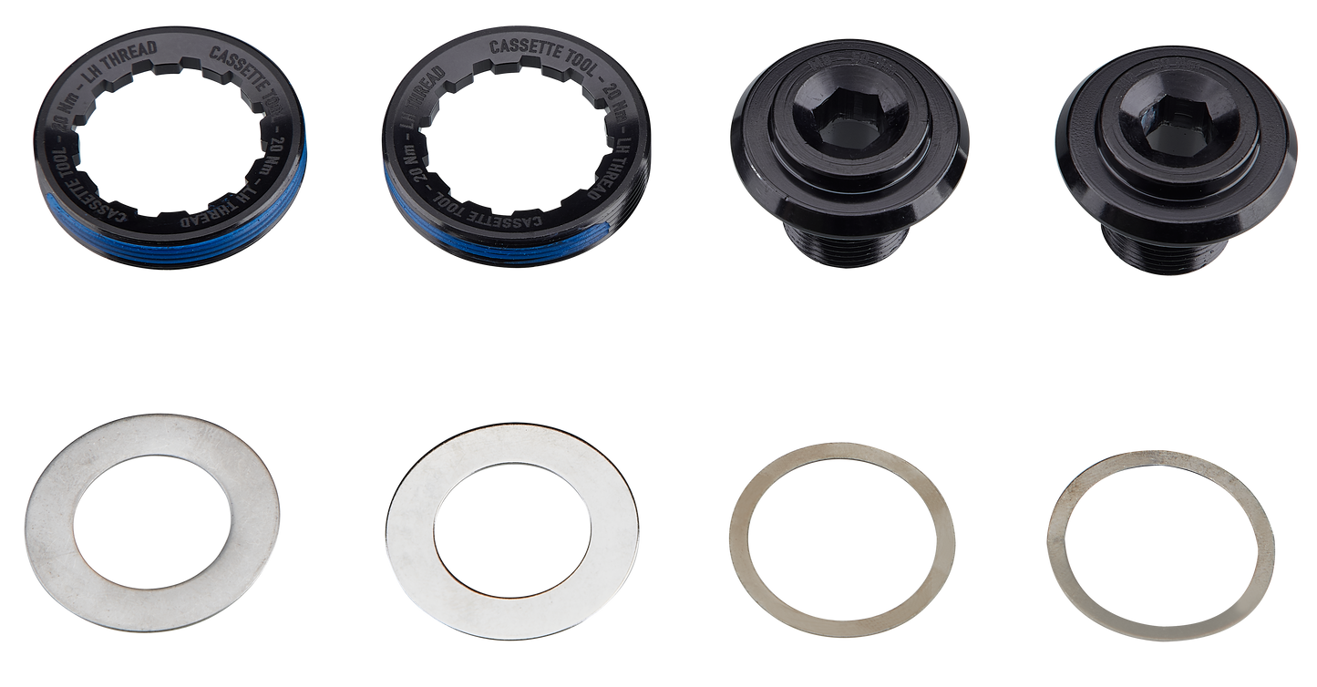 BLT SL 1.1 CRANK ARM, SELF-EXTRACTING CRANK BOLT & CAP KIT (2 PCS.)
