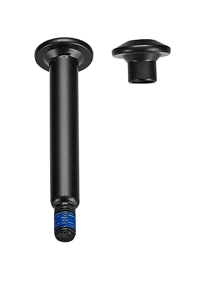 BLT MY20 STATUS FSR, FORWARD SHOCK MOUNTING BOLT & NUT, 5MM HEX HEAD, M6X0.75PX56MM, STEEL, BLACK