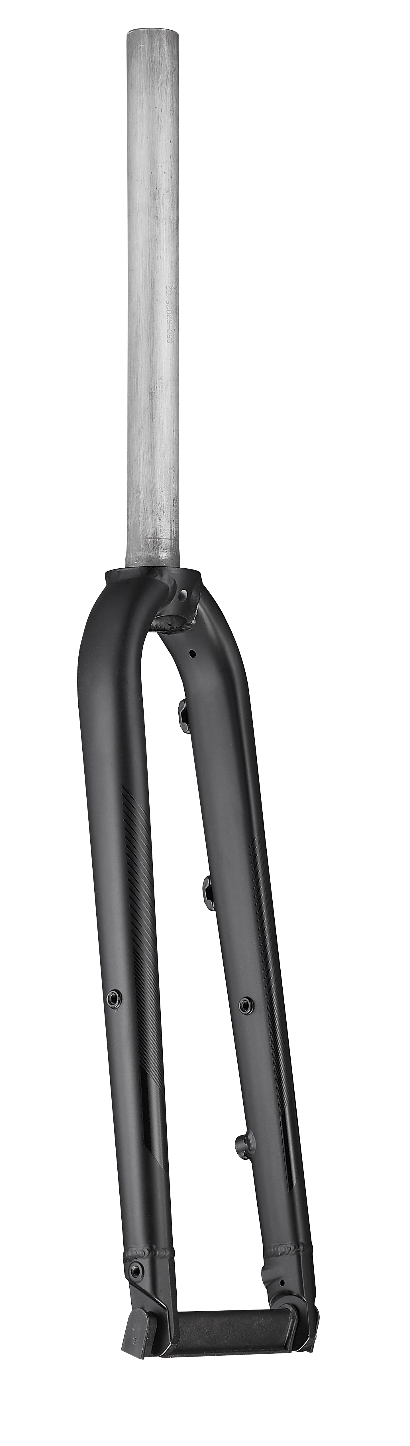 FRK MY20 SIRRUS, 700C, QR, STEEL, 9X100MM, DISC, 51MM OFFSET, 1-1/8" STRAIGHT STEERER - SATIN CAST BLK