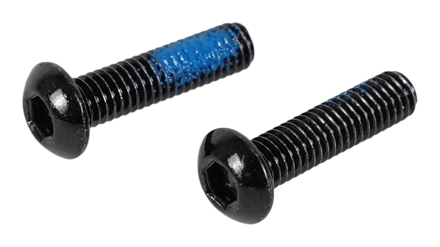 BLT RAPIDE HANDLEBAR, CABLE TRANSITION BOLTS, 2MM HEX HEAD, M3X0.5PX12MM, STEEL, BLACK (2 PCS.)