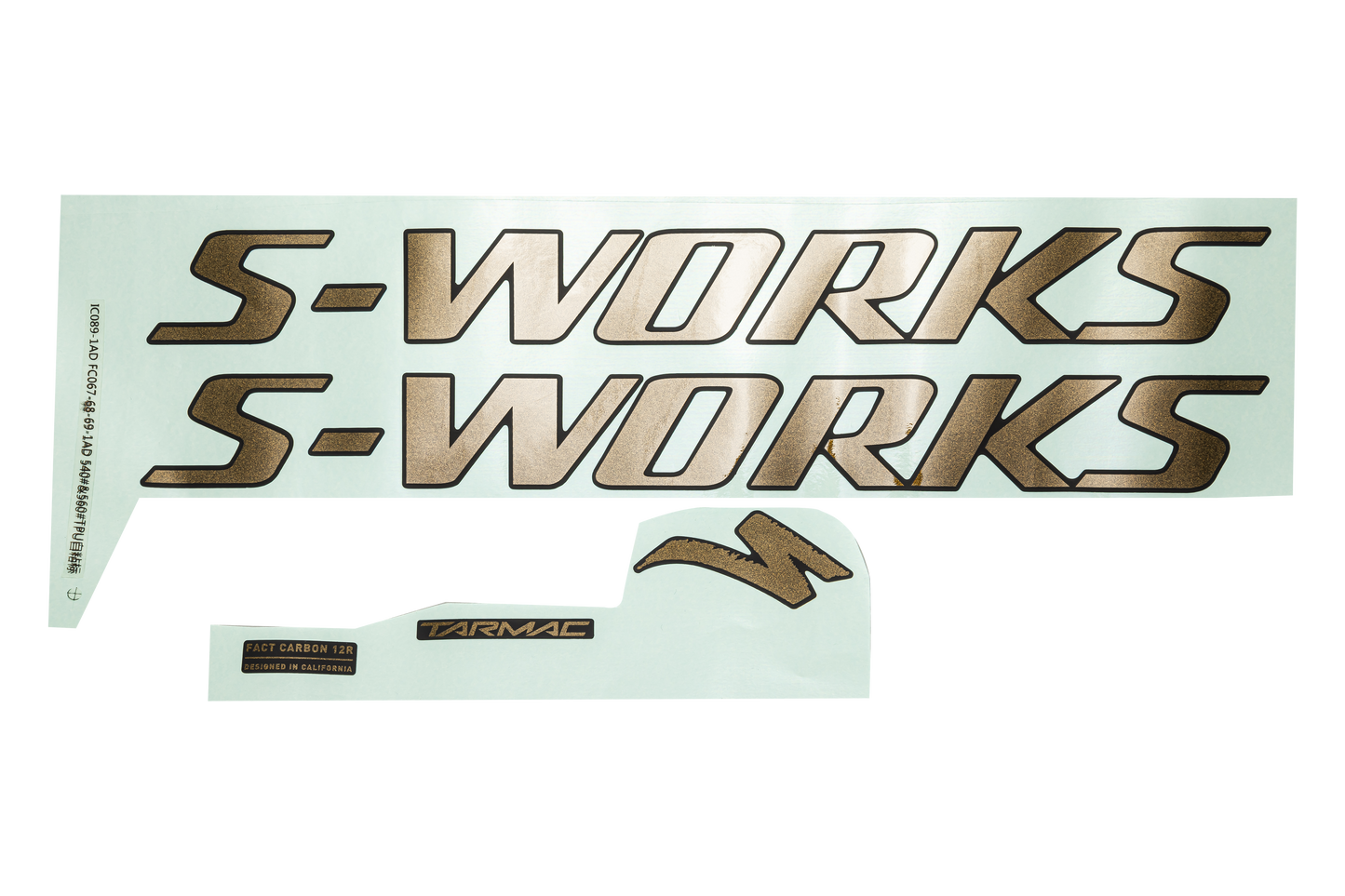 DCL MY22 SW TARMAC SL7, FRAME DECAL KIT, CARB/CMLNSNKEYE, 54/56CM