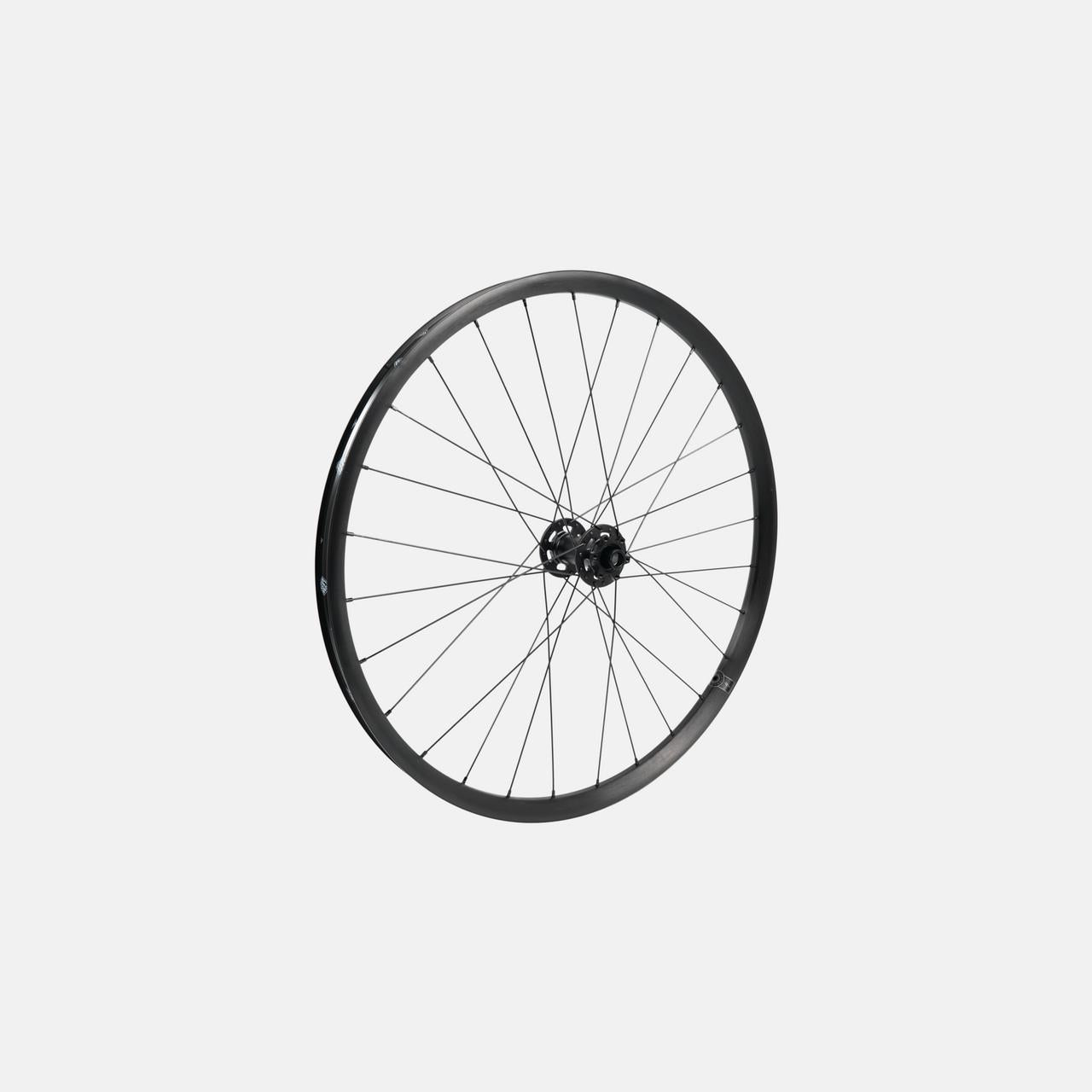 WHL OE TRAIL, 27.5"; FRONT, ALLOY, TA, 15X110MM, DISC, 6-BOLT, 28H - BLACK
