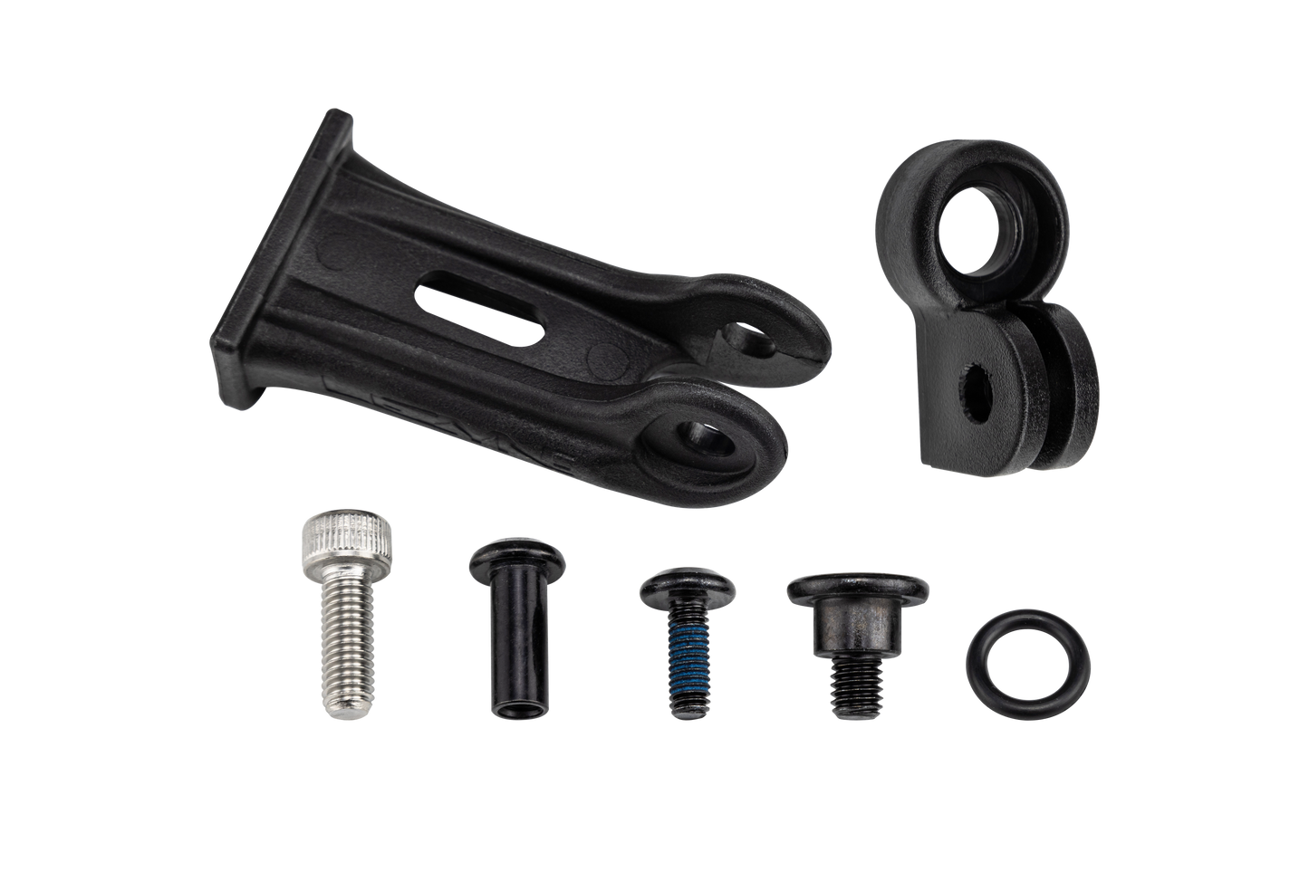 LGT SUB, LEZYNE, FRONT LIGHT FORK CROWN MOUNT, FOR SUNTOUR MOBIE FORKS, PLASTIC, W/ BOLT