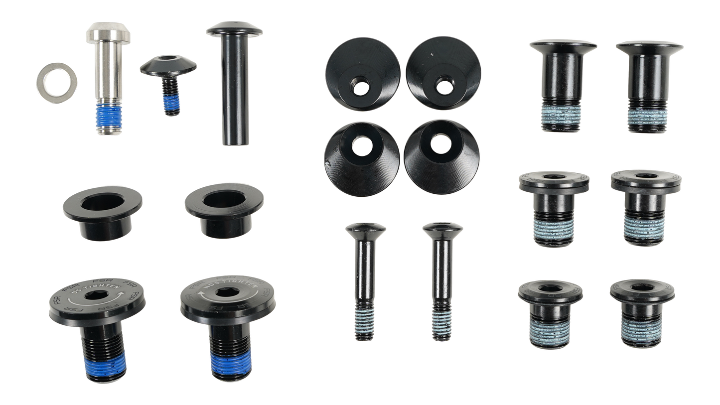 BLT KIT, MY25 LEVO 4, SUSPENSION PIVOT BOLT KIT (W/ PIVOT SPACERS)
