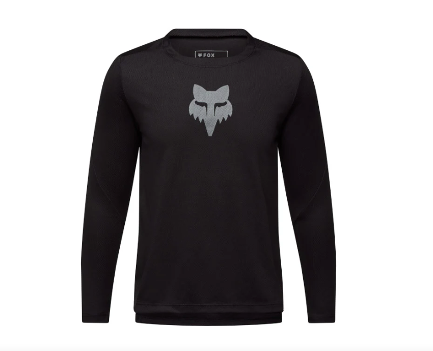 YTH Ranger LS Jersey Fox Head - BLK - YS