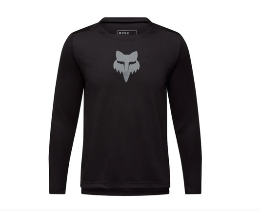 YTH Ranger LS Jersey Fox Head - BLK