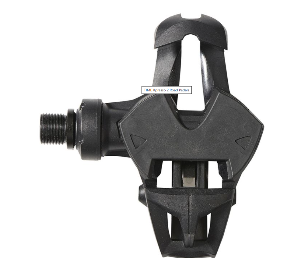 TIME PEDAL - XPRESSO 2 ROAD PEDAL, INCLUDING ICLIC FREE CLEATS 2021: BLACK