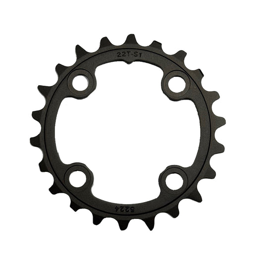 SRAM Chain Ring MTB 22 Tooth 64mm S1 AL3 10 Speed Blast Black