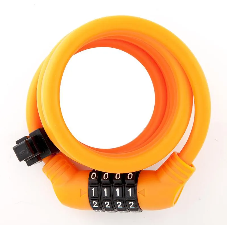 ULAC ZEN MASTER CABLE COMBO LOCK 10MMx150CM ORANGE