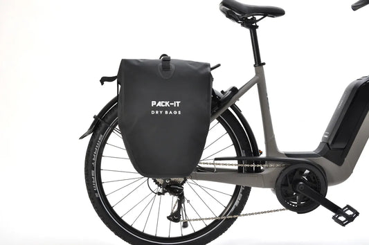 PACK-IT Pannier Bag Waterproof Dry Bag 25L Black