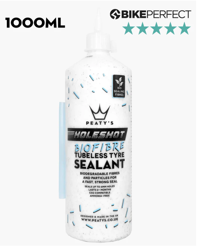 Peaty's Holeshot BioFibre Tubeless Sealant 1L