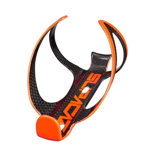 SUPACAZ CARBON BOTTLE CAGE NEON ORANGE