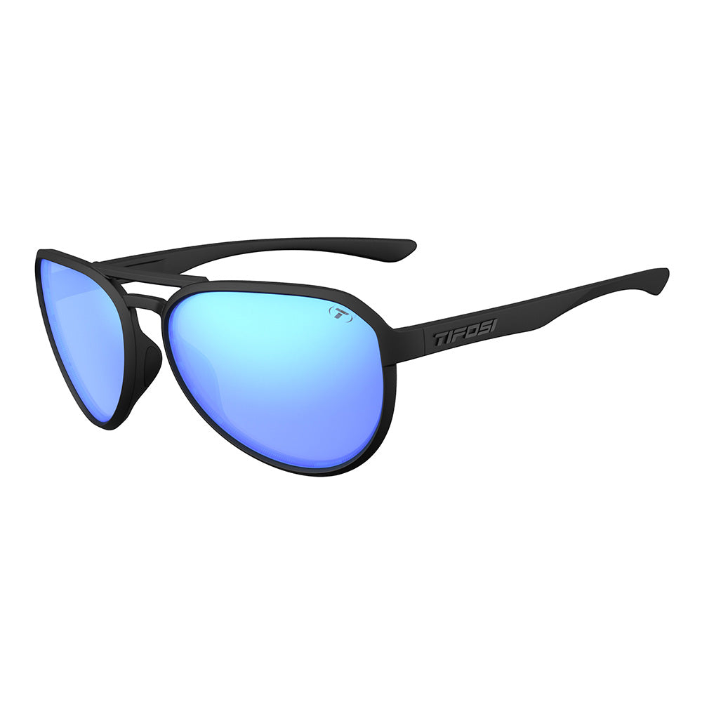 Tifosi Selca Blackout w/ Sky Blue Mirror Polarized Lens