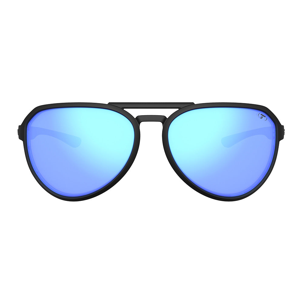 Tifosi Selca Blackout w/ Sky Blue Mirror Polarized Lens