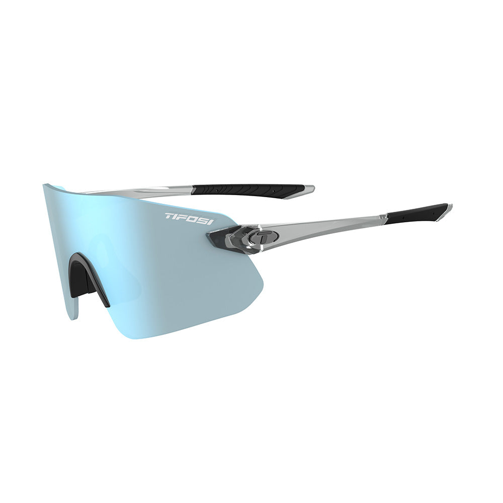 Tifosi Vogel SL Crystal Smoke w/ Smoke Bright Blue Lens