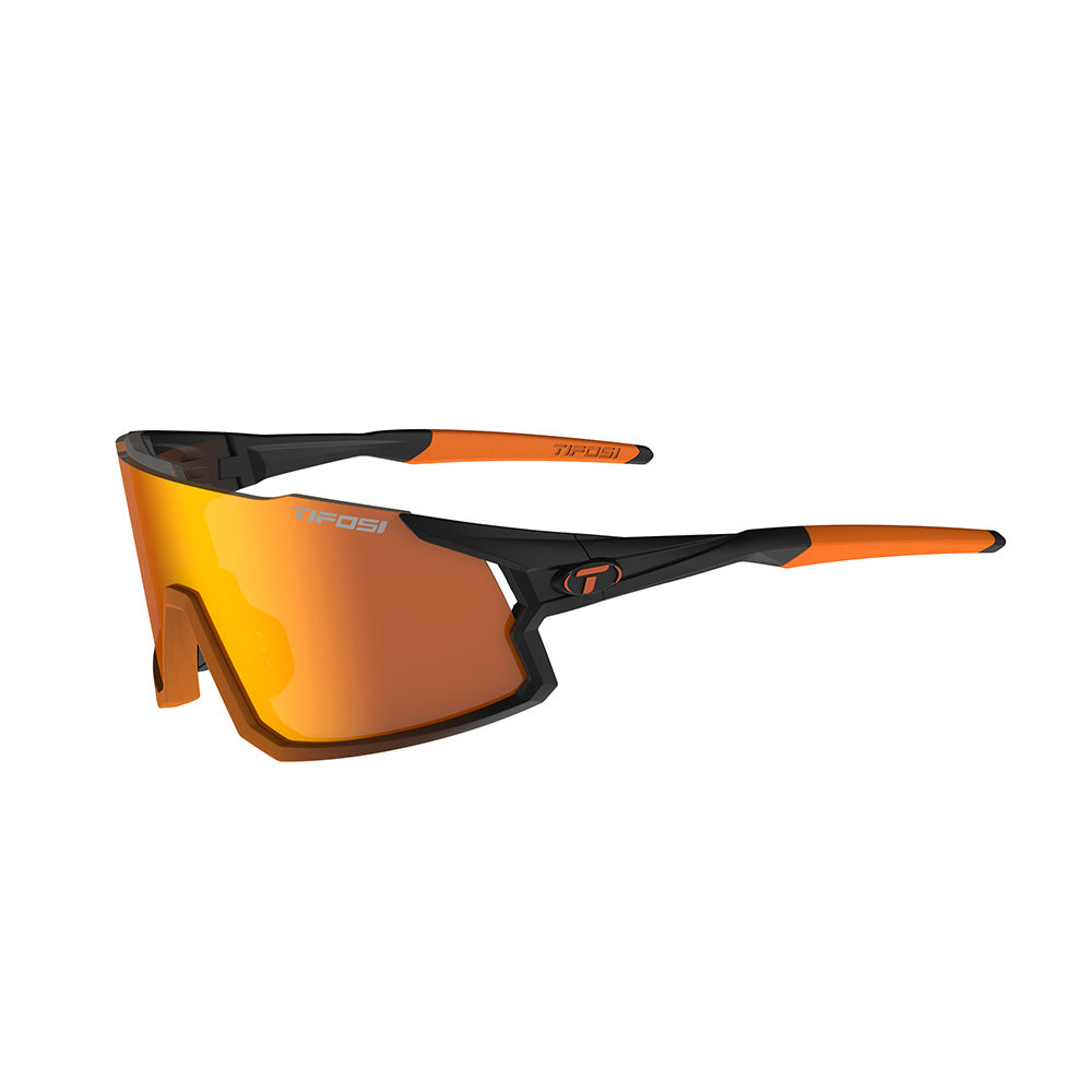 Tifosi Stash Black Orange Fade w/ Clarion Orange, AC Red & Clear Lens
