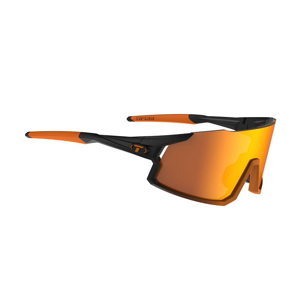 Tifosi Stash Black Orange Fade w/ Clarion Orange, AC Red & Clear Lens