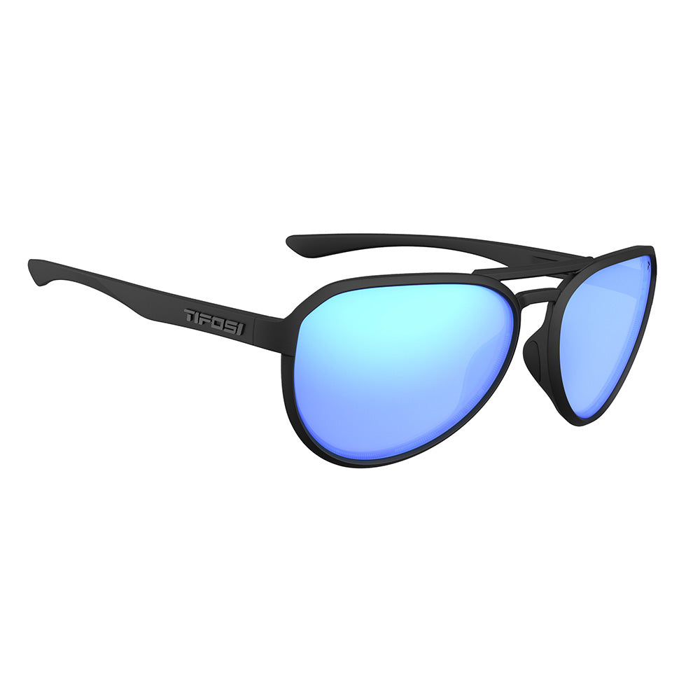 Tifosi Selca Blackout w/ Sky Blue Mirror Polarized Lens