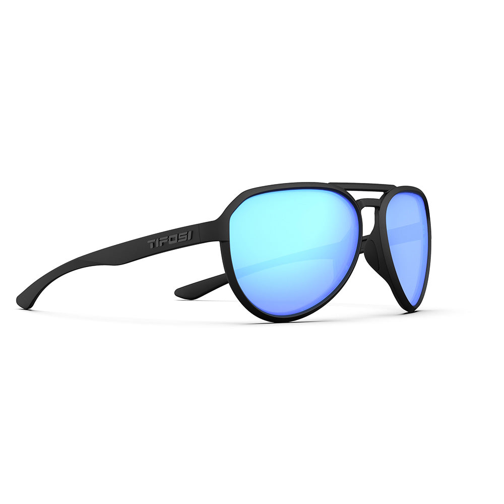 Tifosi Selca Blackout w/ Sky Blue Mirror Polarized Lens